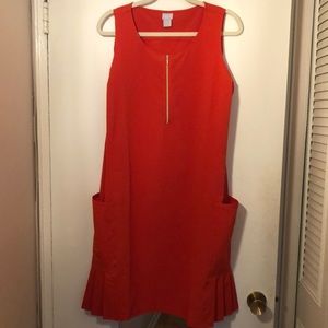 Chico’s Beautiful orange/Red dress